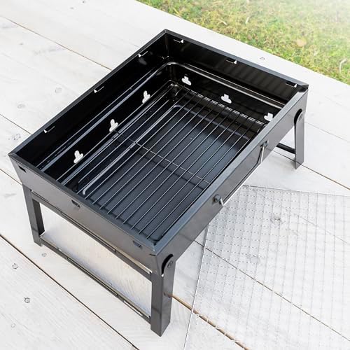 Vue 5 de Innovagoods Barbecue Charbon Pliable