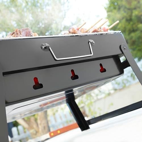 Vue 6 de Innovagoods Barbecue Charbon Pliable