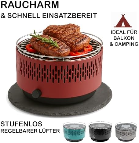 Vue 3 de Barbecue De Table Avec