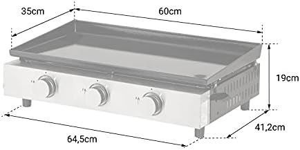 Vue 4 de Happy Garden Plancha Gaz