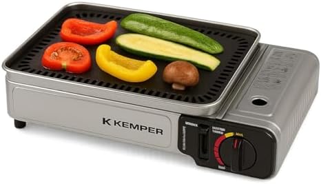 Vue 2 de Kemper Plancha Gaz Portable