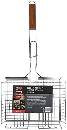 Vue 2 de Ruecab Double Barbecue Reglable