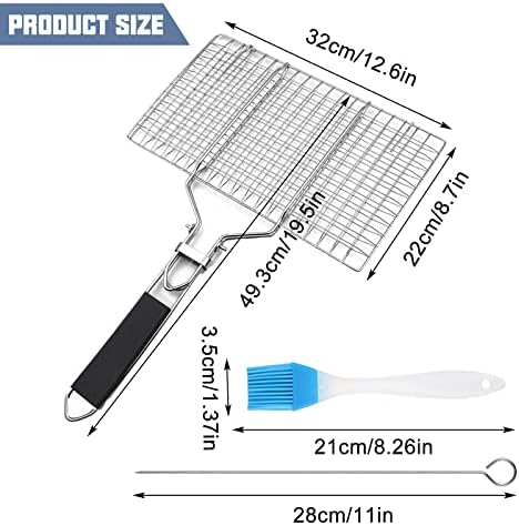 Vue 2 de Nizirioo Panier Barbecue
