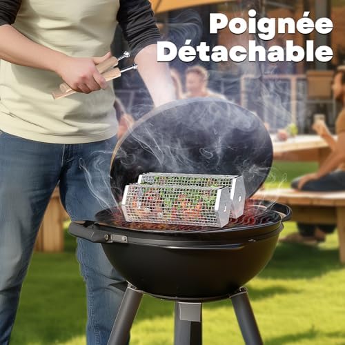 Vue 5 de Panier Barbecue Roulant