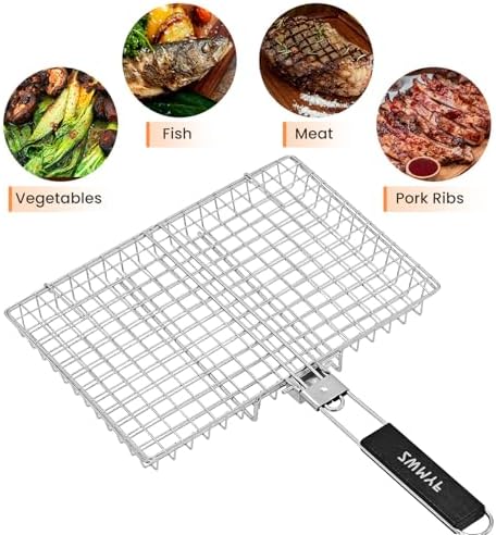 Vue 5 de Panier De Barbecue Robuste