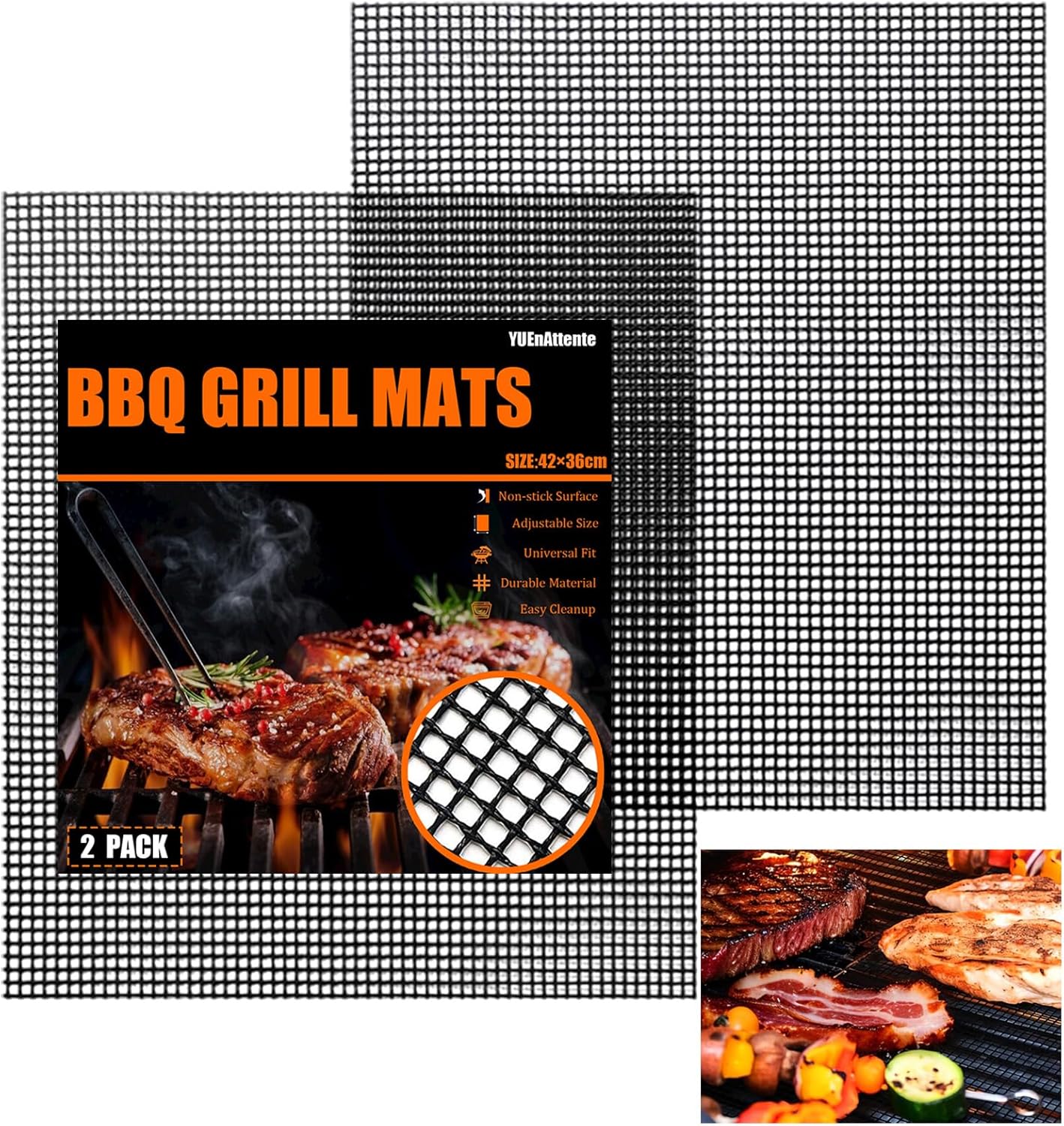 Pieces Grille Barbecue Decoupable