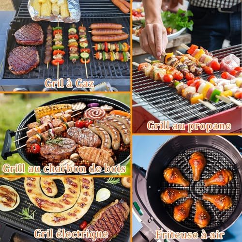 Vue 4 de Pieces Grille Barbecue Decoupable