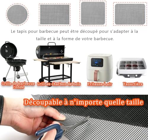 Vue 5 de Pieces Grille Barbecue Decoupable