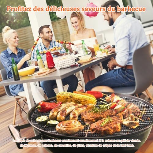 Vue 7 de Pieces Grille Barbecue Decoupable