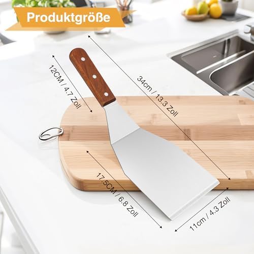 Vue 2 de Grande Spatule En Inox