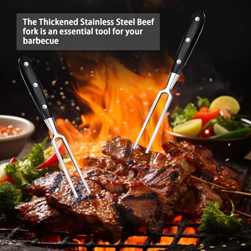 Vue 4 de Fourchette Viande En