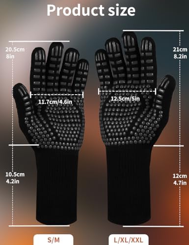 Vue 6 de Gants De Barbecue Gants