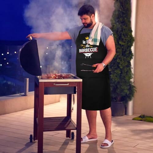 Vue 6 de Tablier Barbecue Hommetablier De