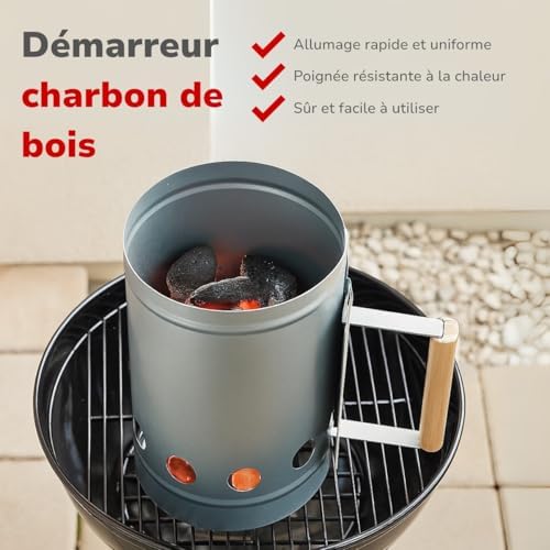 Vue 3 de Alpina Demarreur De Charbon