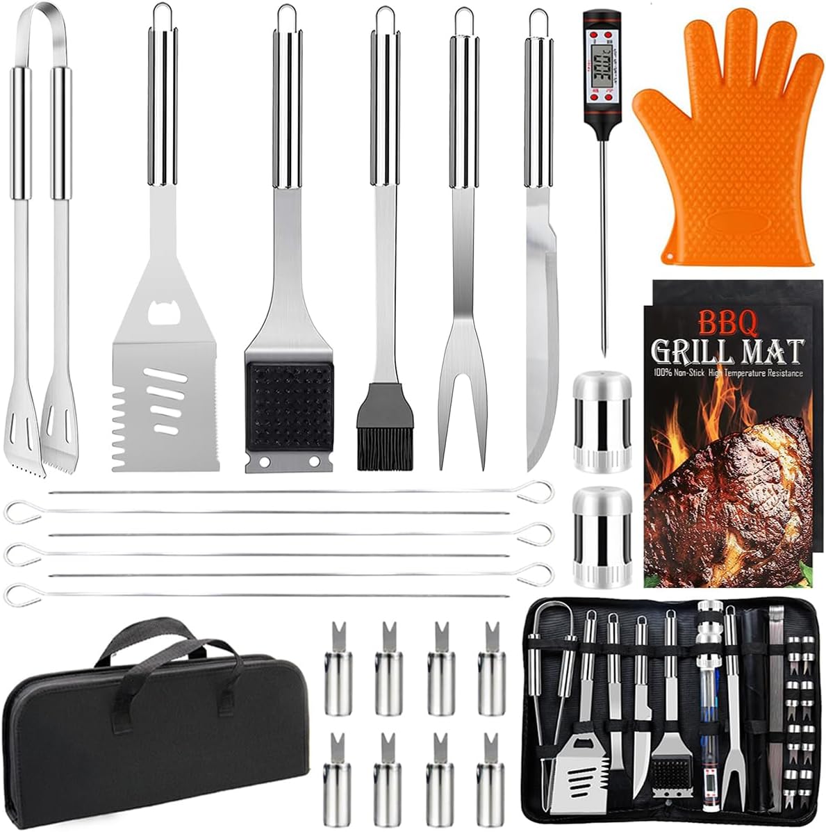 Pcs Ustensiles Barbecue Kit