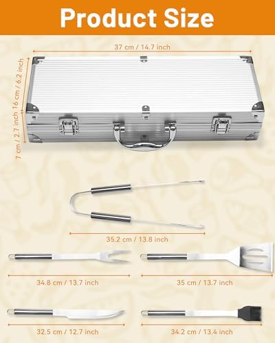 Vue 2 de Set Barbecue Professionnel En