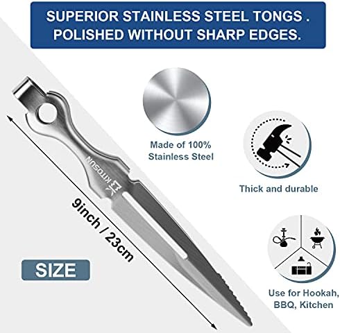 Vue 3 de Pinces Pour Charbons