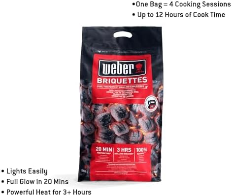 Vue 3 de Weber Briquettes Kg Pour