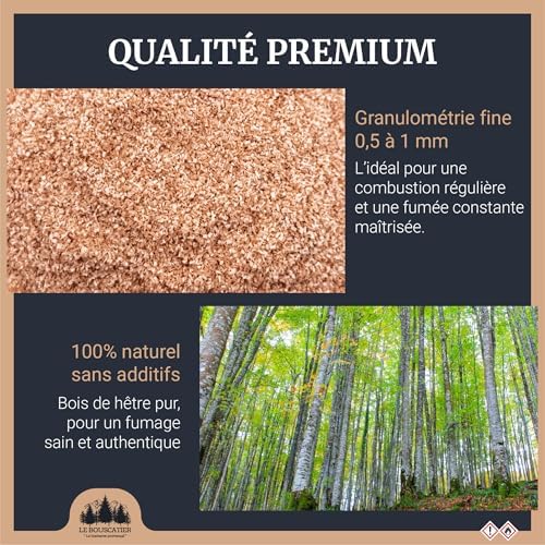 Vue 3 de Sachet De Sciure Hetre