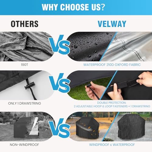 Vue 6 de Velway Housse Barbecue Exterieur