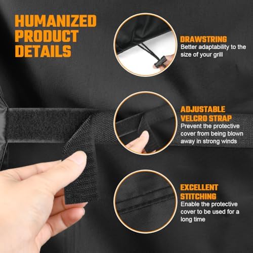 Vue 3 de Flintronic Housse Barbecue Oxford