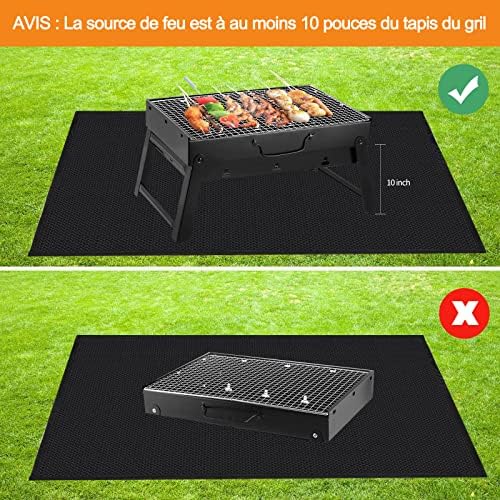 Vue 6 de Tapis De Barbecue Xcm