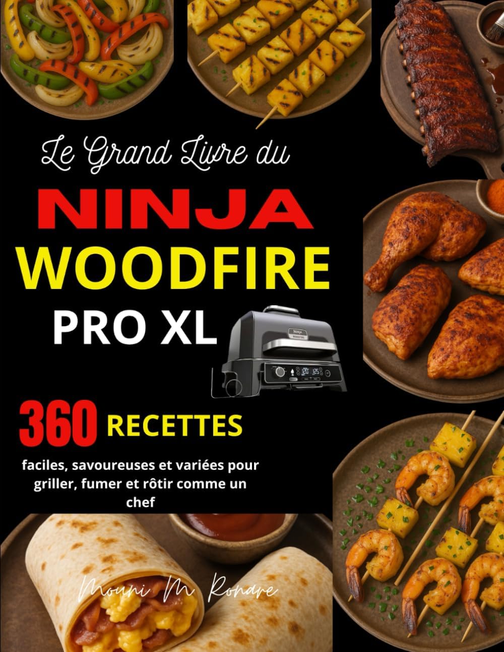 Vue 3 de Livre Recette Ninja Woodfire