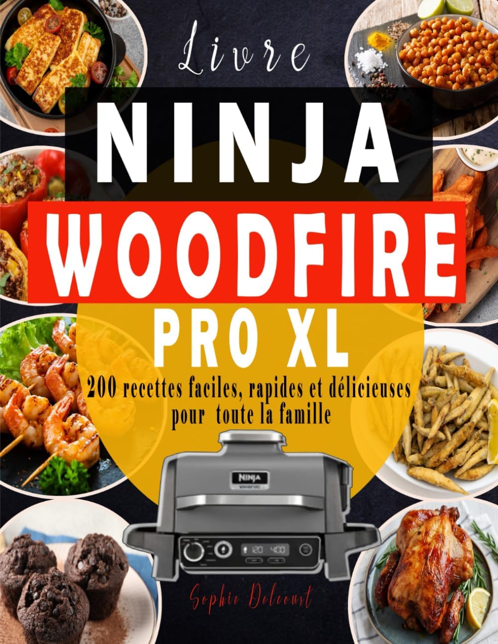 Vue 4 de Livre Recette Ninja Woodfire