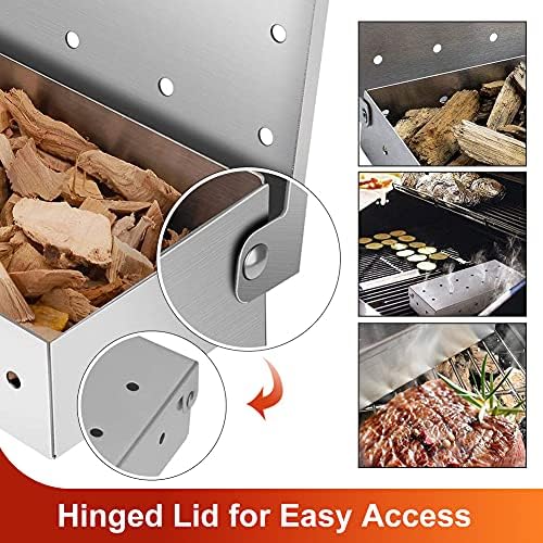 Vue 3 de Acier Inoxydable Fume Boite