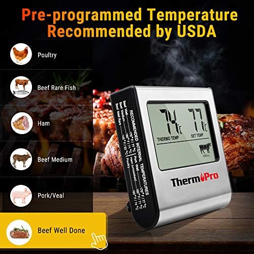 Vue 2 de Thermopro Tp Thermometre Cuisine