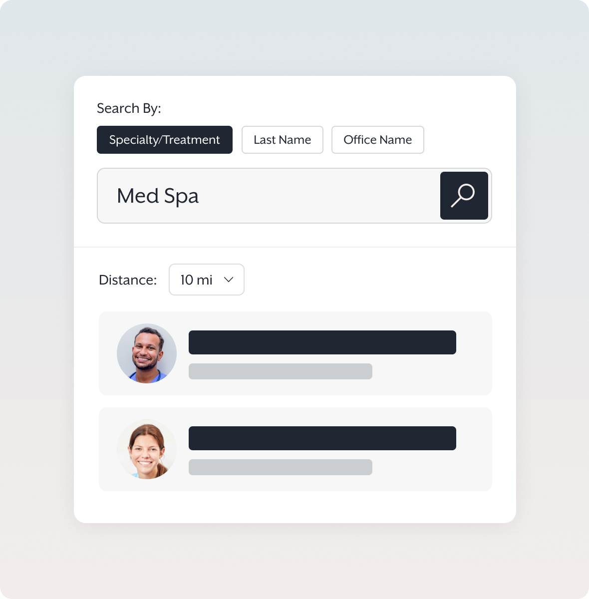 Search For Provider