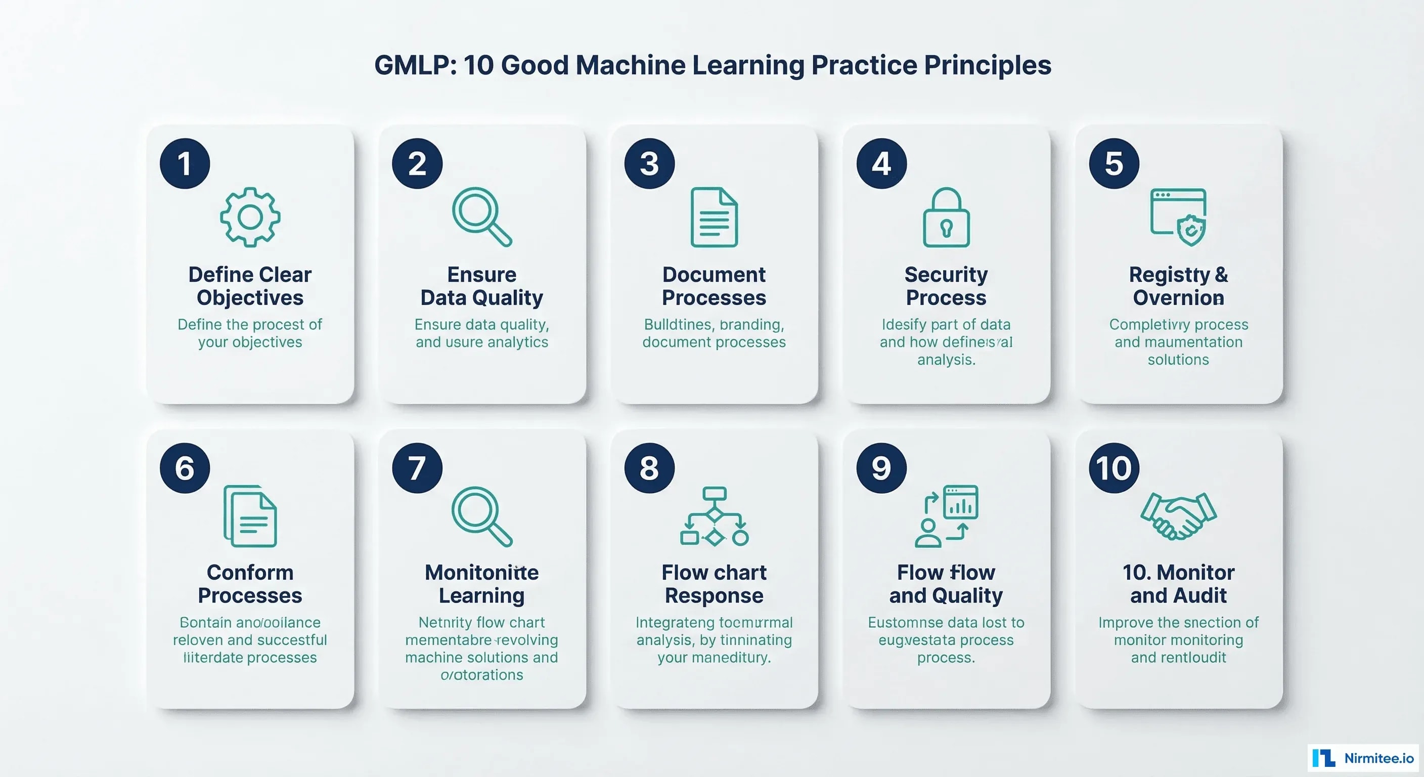 Good Machine Learning Practice GMLP ten guiding principles
