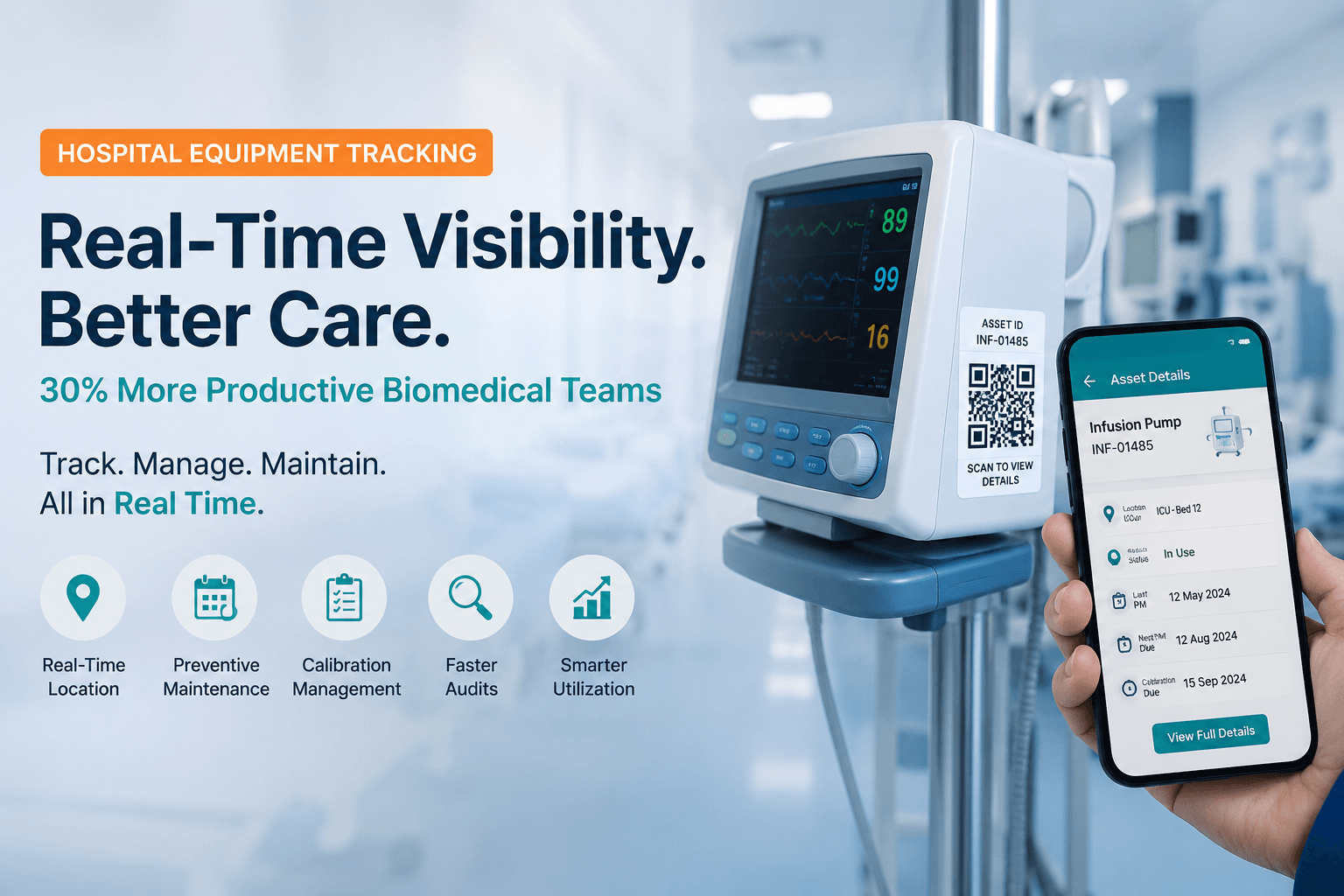 Hospital Equipment Tracking: How Real-Time Visibility Gives Biomedical Teams Their Day Back