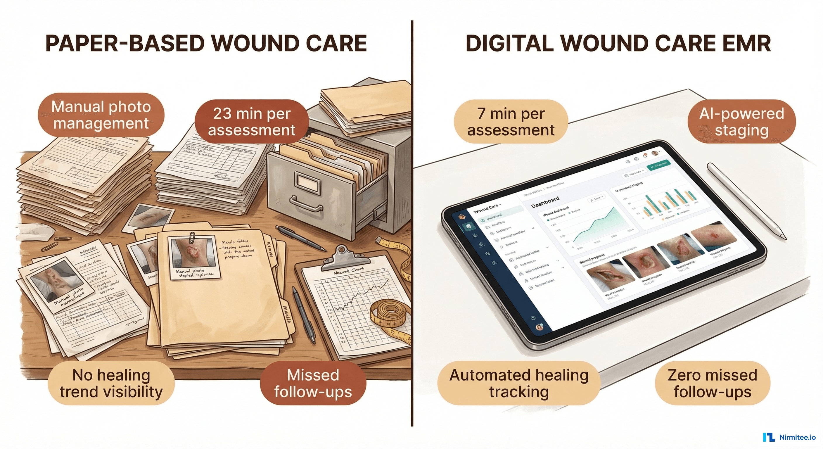 Wound Care Digital Transformation - Paper to Digital EMR