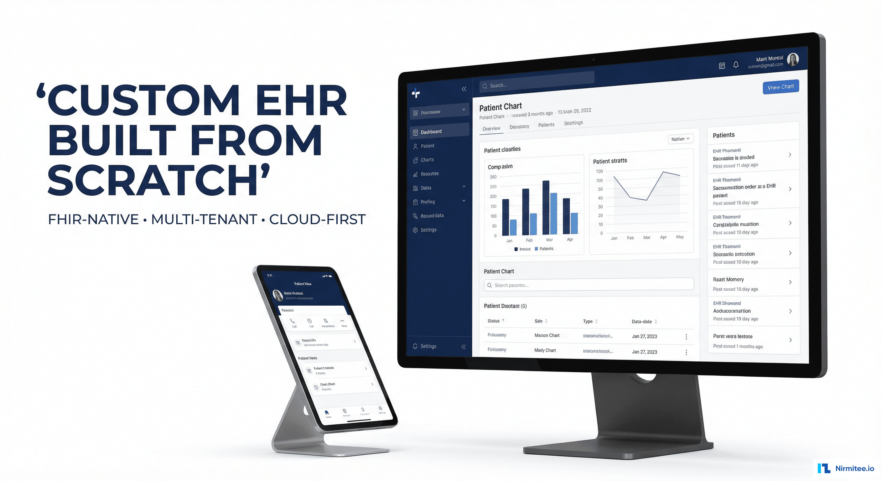 Custom EHR Built from Scratch - Cloud-Native FHIR-First Electronic Health Record