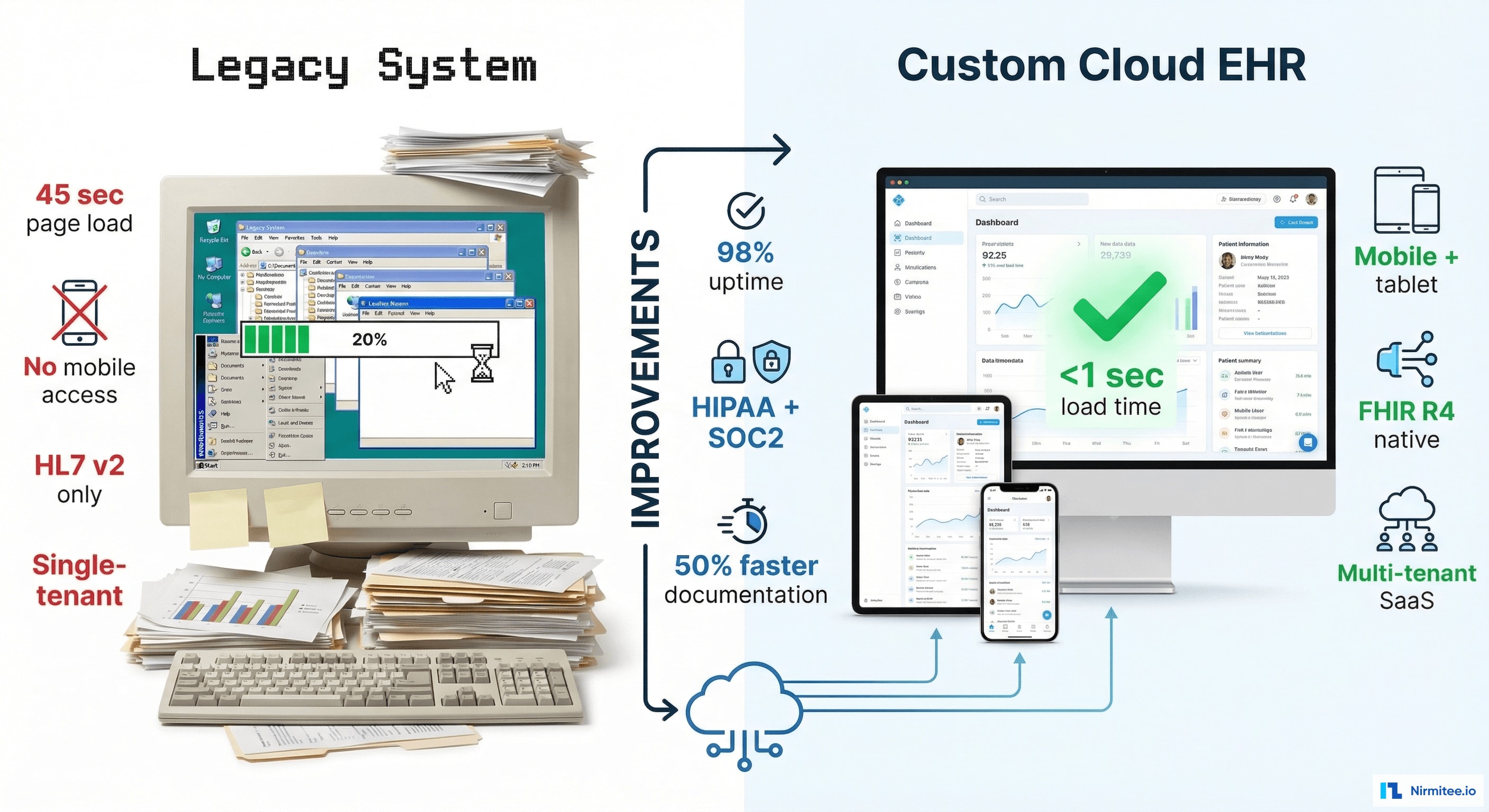 Legacy to Modern EHR Transformation
