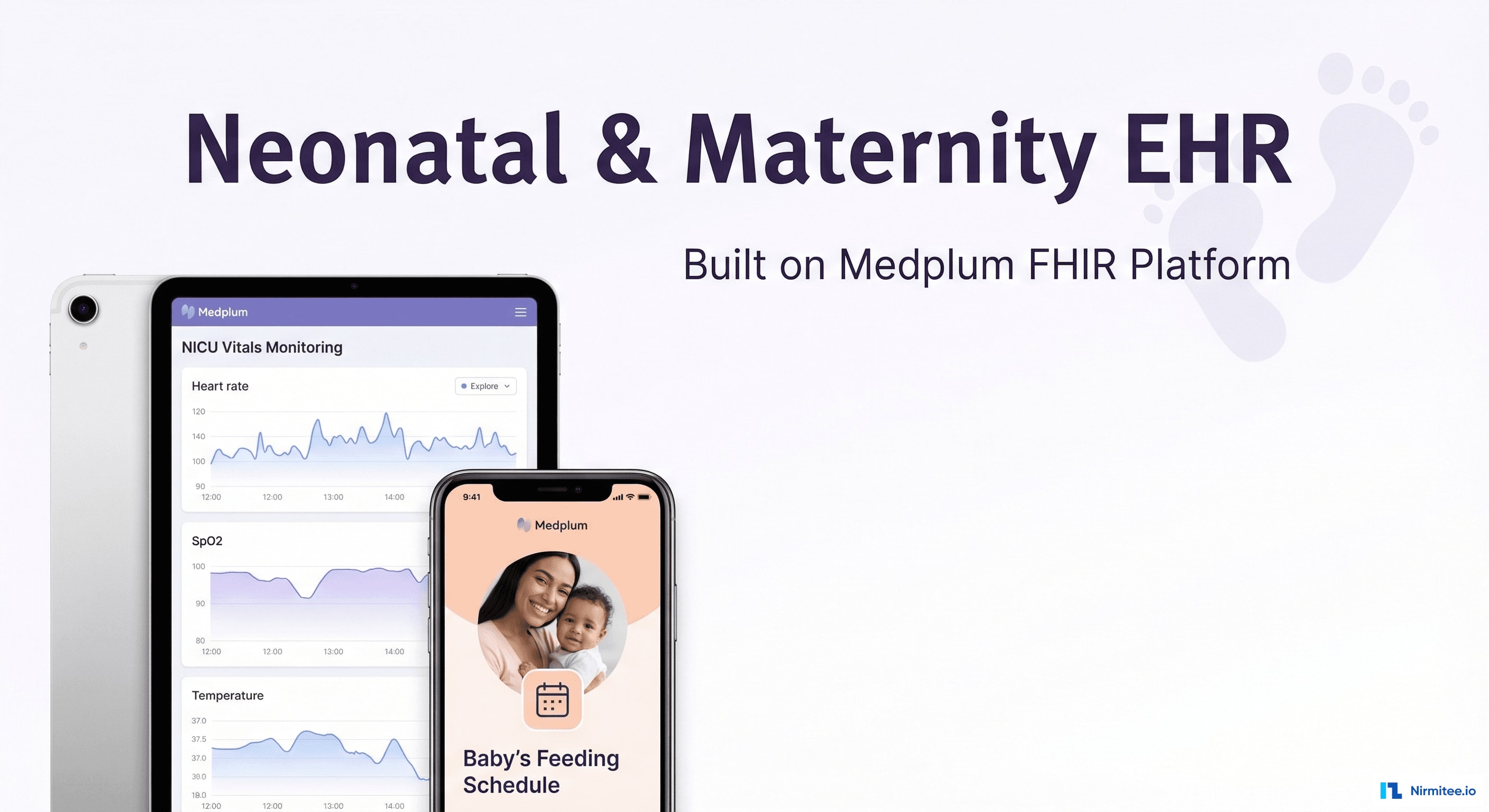 Neonatal and Maternity EHR Built on Medplum - NICU Dashboard with Mother Portal