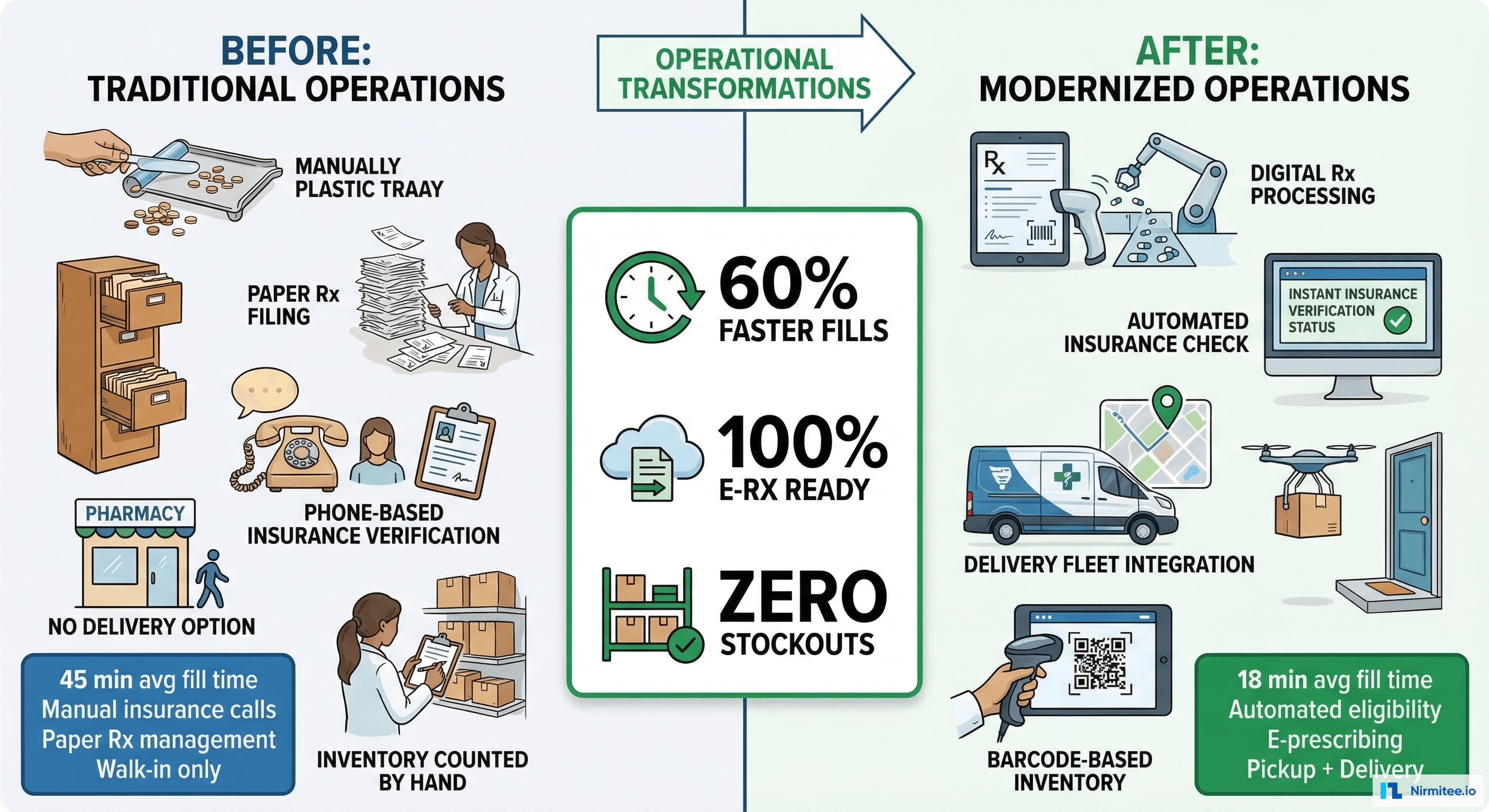Pharmacy Digital Transformation - Manual to Automated Operations