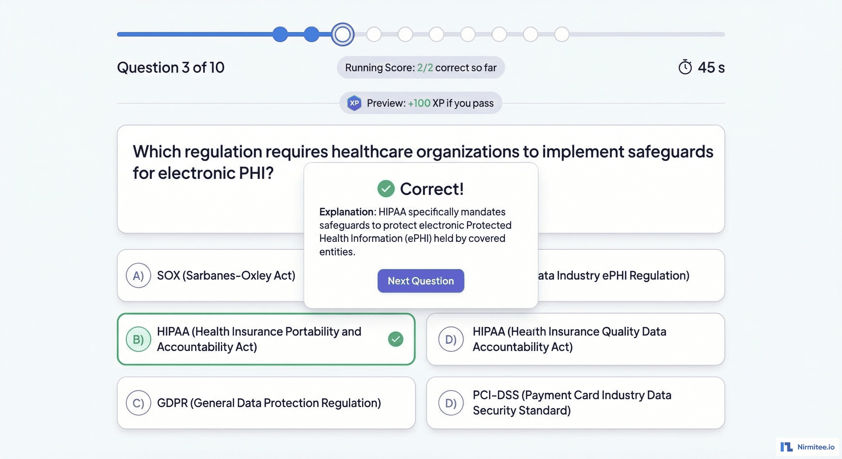 Interactive Quiz Assessment - Timed Questions with Instant Feedback