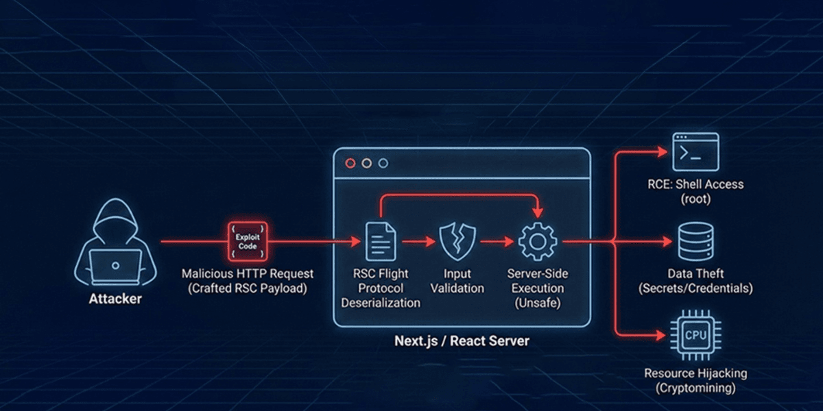 React2Shell RCE (CVE-2025-55182) Hits 2.15M+ Sites - Patch Now