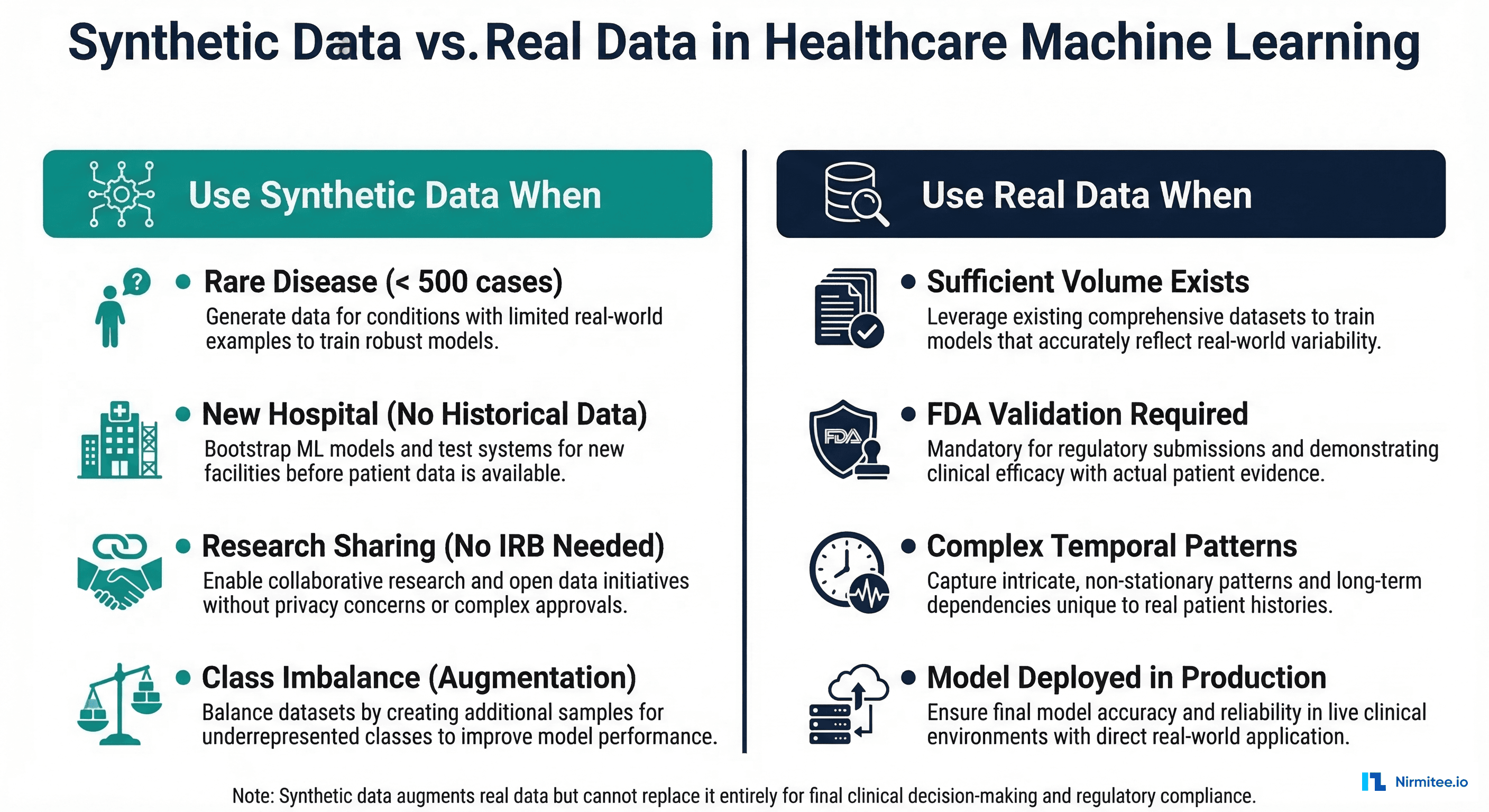 Synthetic data quality metrics triangle showing utility, privacy, and fidelity
