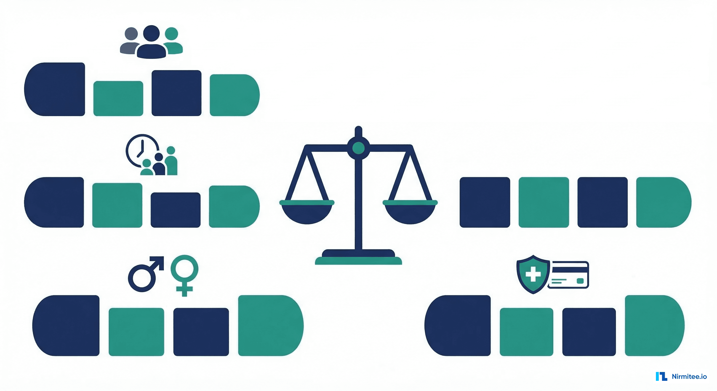 Fairness audit showing model performance across demographic groups