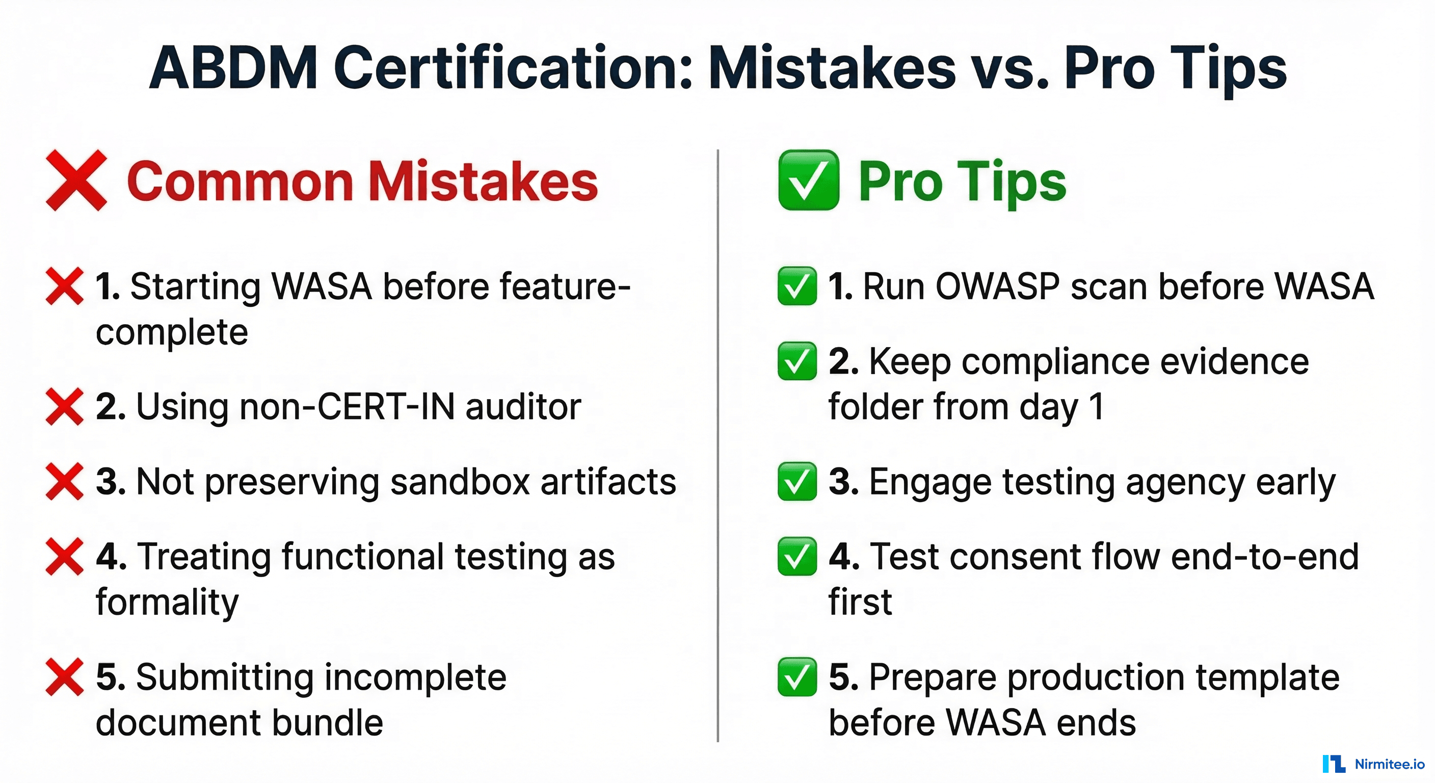 ABDM Certification Common Mistakes vs Pro Tips