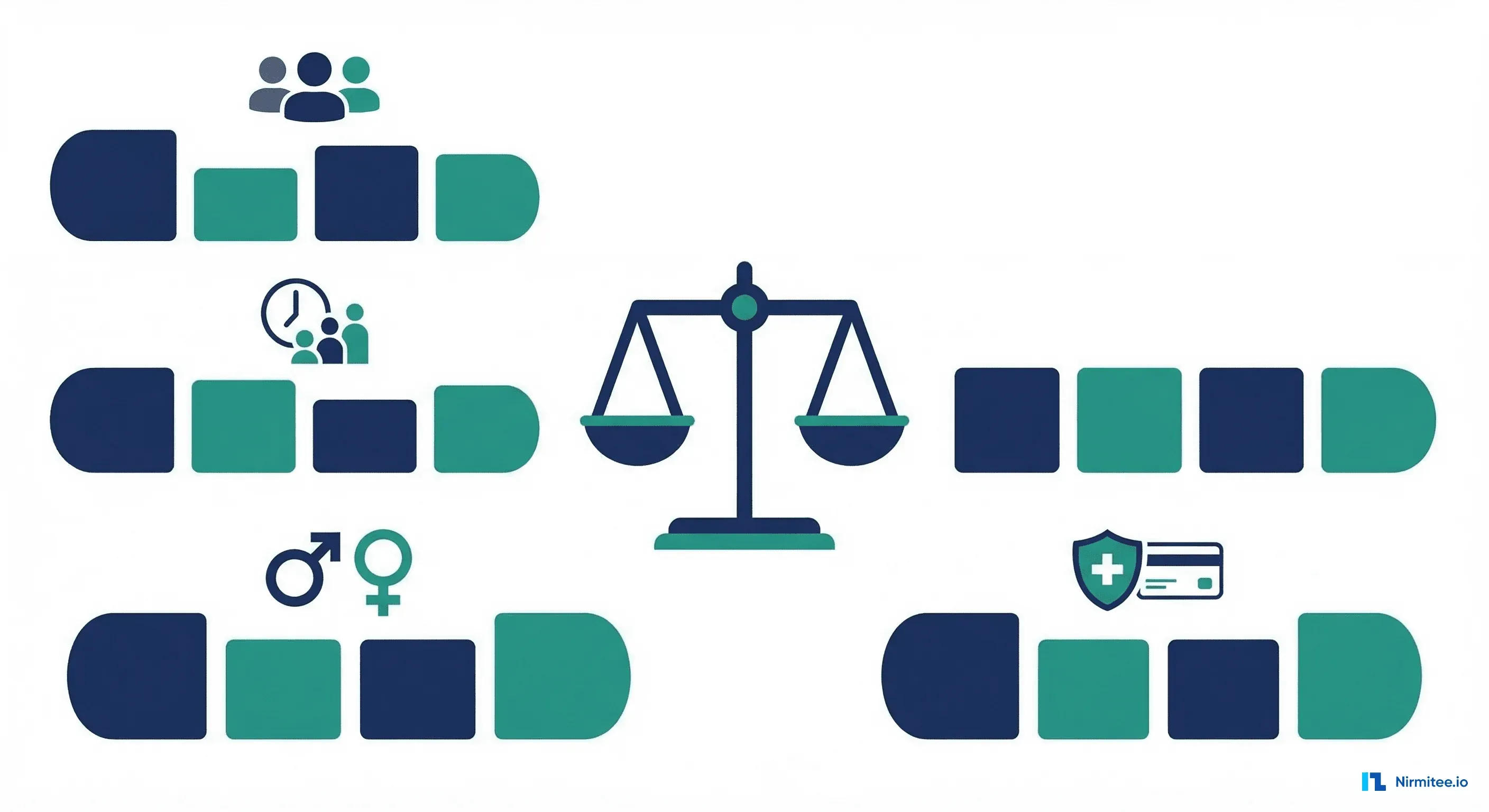 Fairness audit showing model performance across demographic groups
