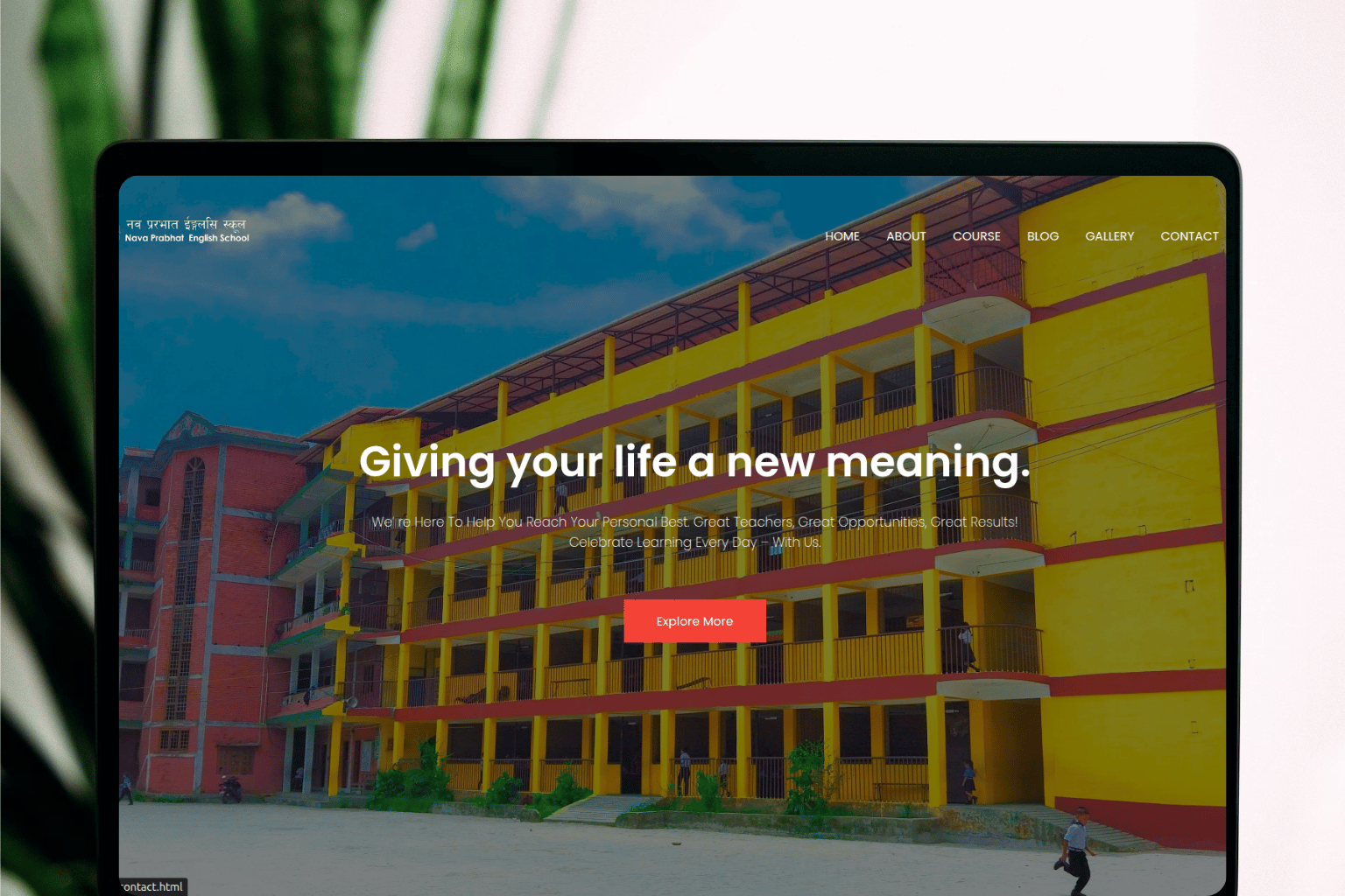 Nava Prabaht English School Official Website