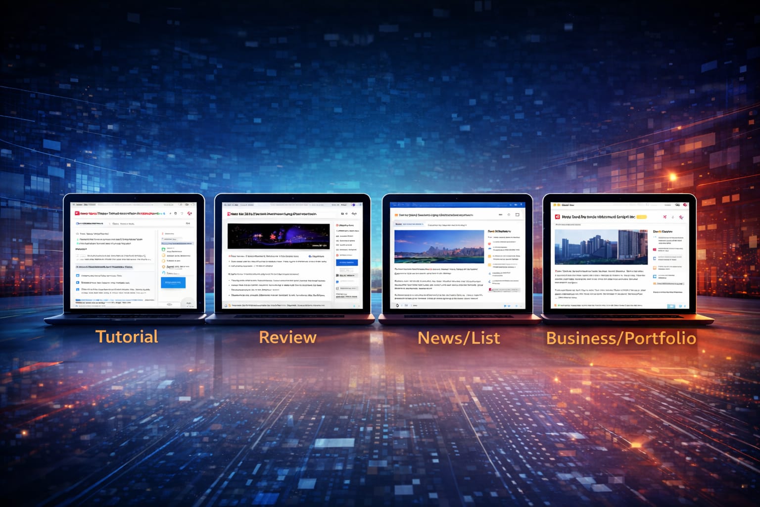 Best Blog Post Templates for Tutorials, Reviews, Business Pages, and Portfolios