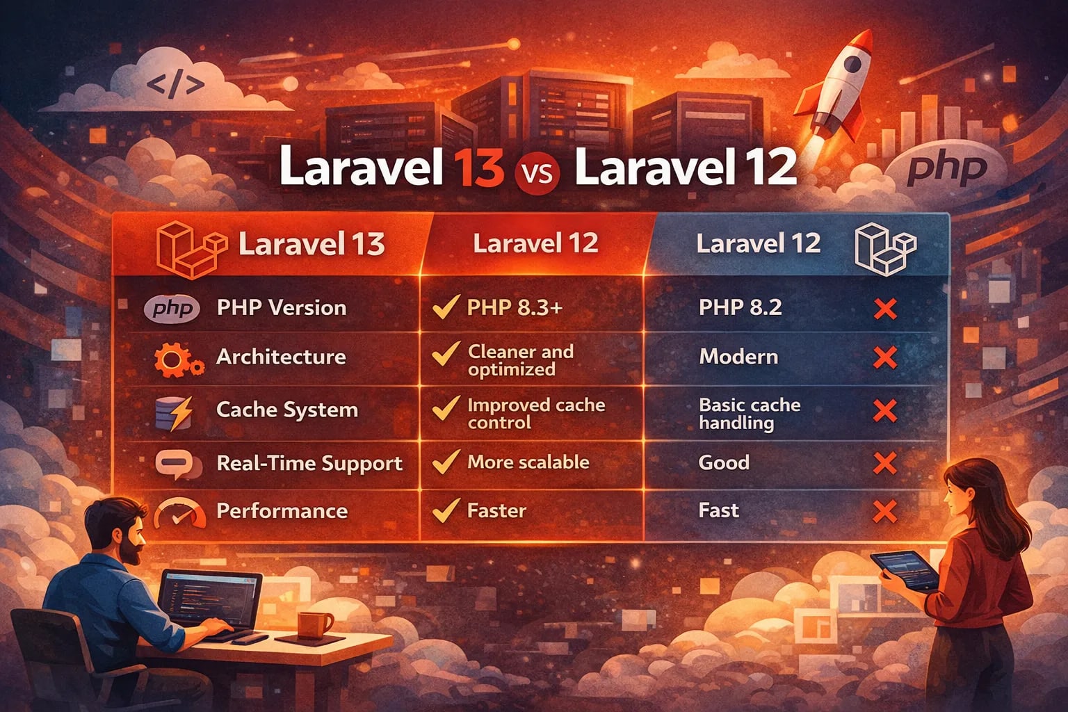 Laravel 13 vs Laravel 12: What Has Actually Change...