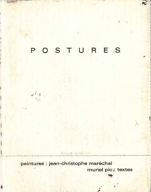 Postures, avec des peintures de Jean-Christophe Maréchal