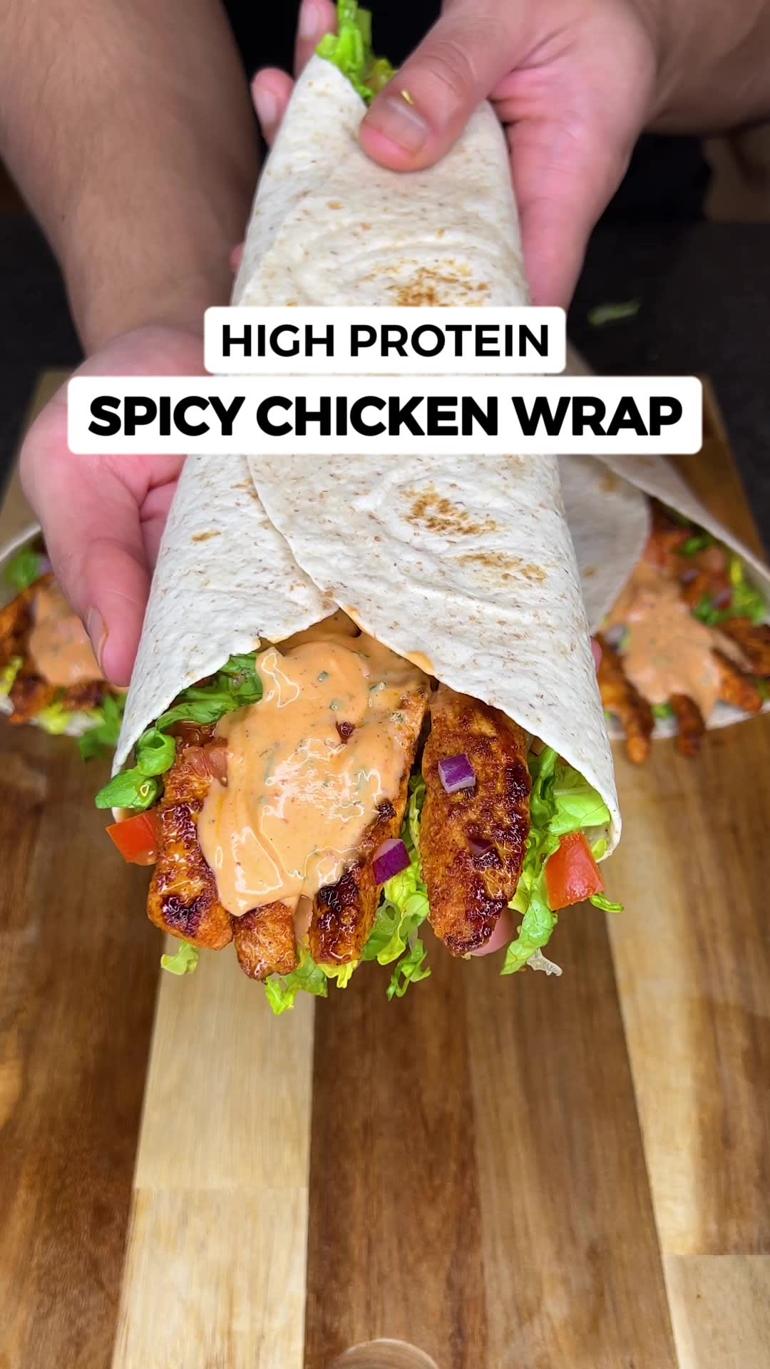 Spicy Grilled Chicken Wraps
