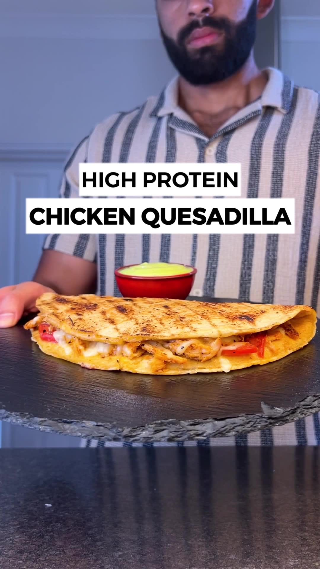 Cheesy Chicken Quesadilla